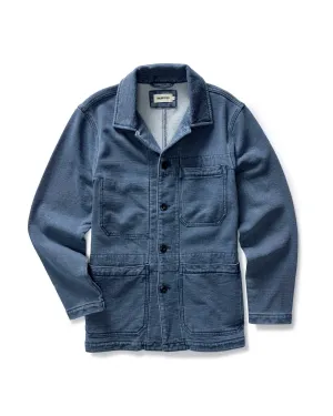 Quick Drying The Primer Jacket in Washed Indigo Terry