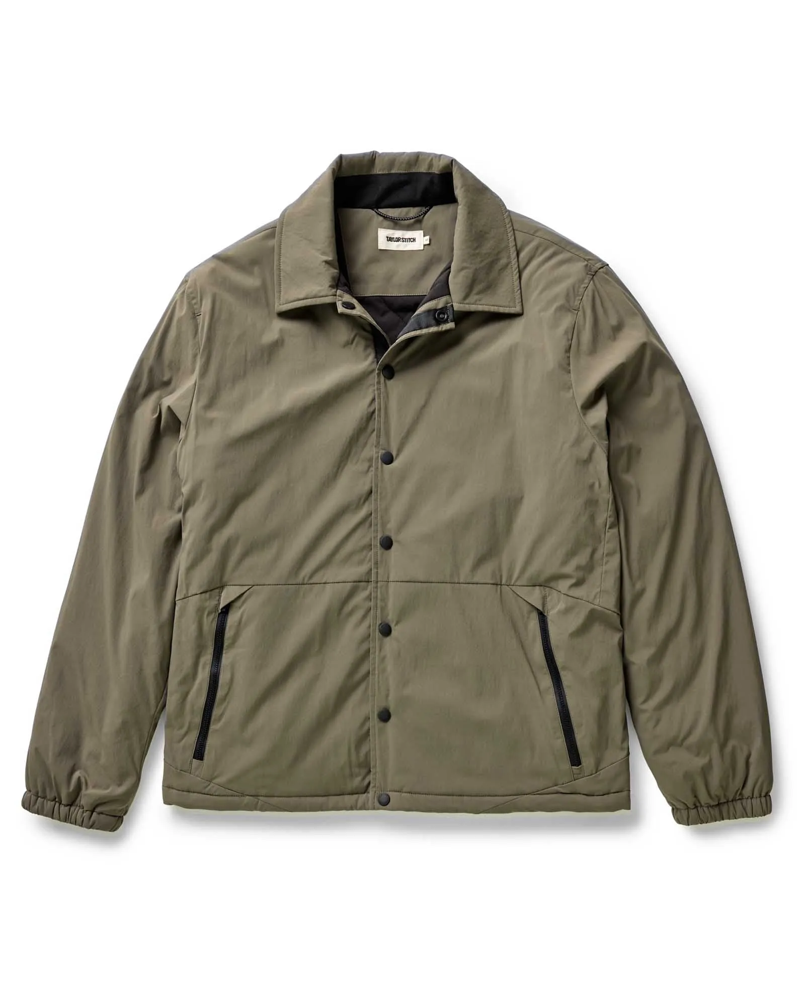 Moisture wicking Compression Storage The Ridgeline Overshirt in Fatigue Olive