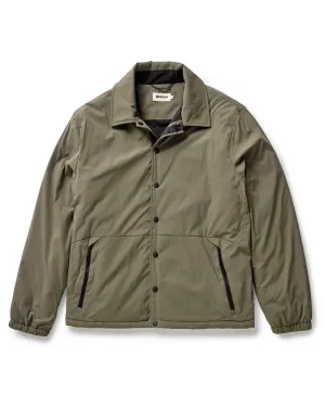 Moisture wicking Compression Storage The Ridgeline Overshirt in Fatigue Olive