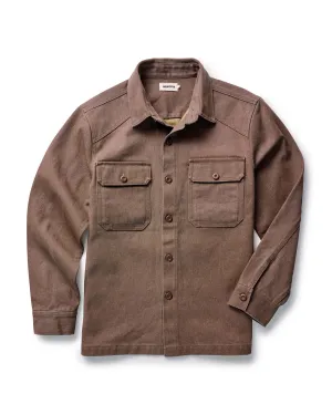 UV Protective Layer Versatile Layering The Shop Shirt in Aged Penny Chipped Canvas