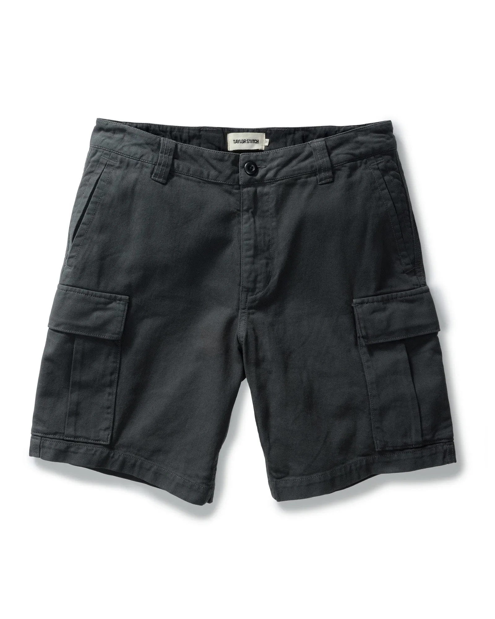 The Tommie Short in Faded Black Broken Twill SoftInnerLining