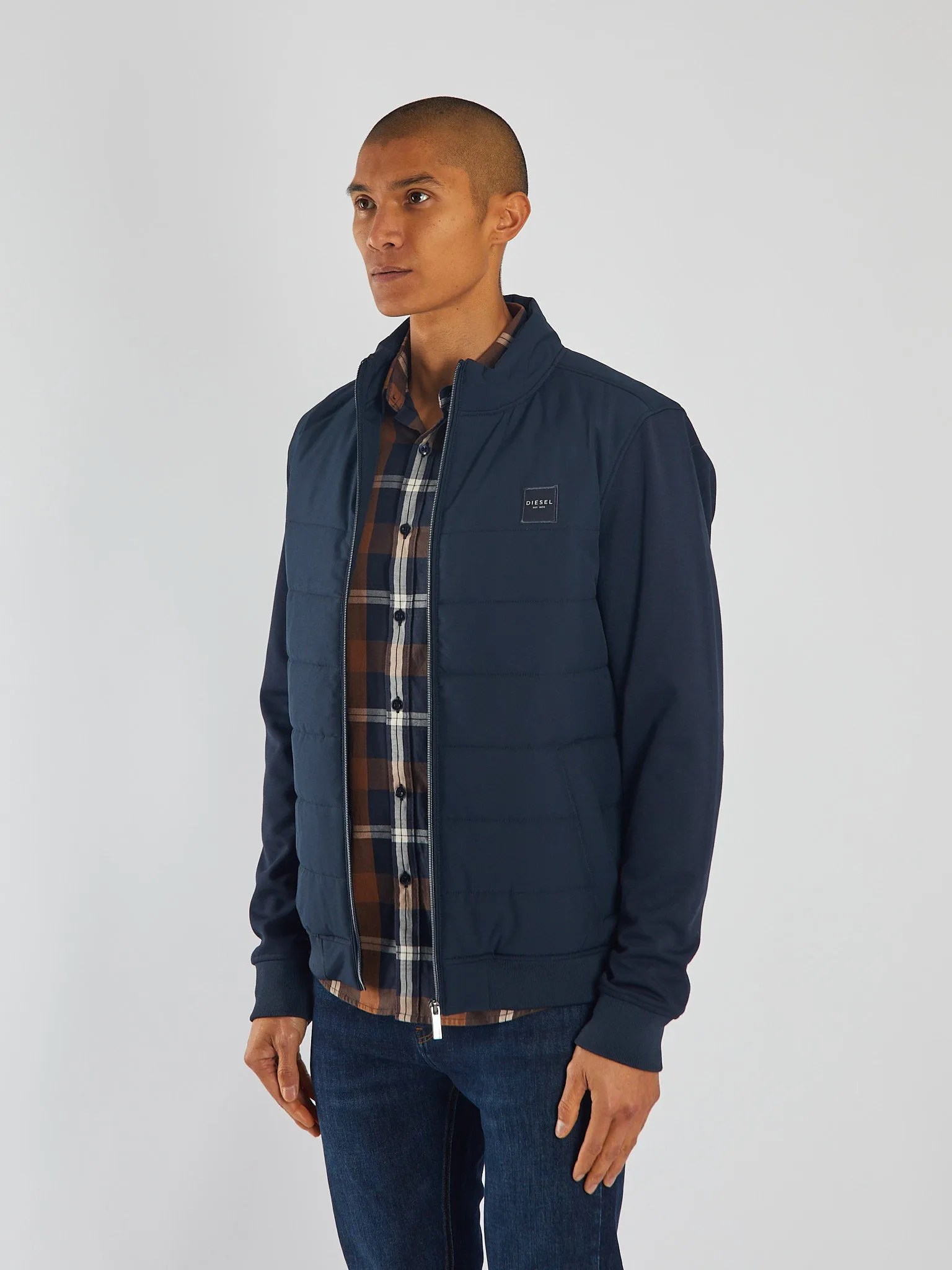 TemperatureRegulating Shrink Resistant Treatment Todd Jacket North Navy