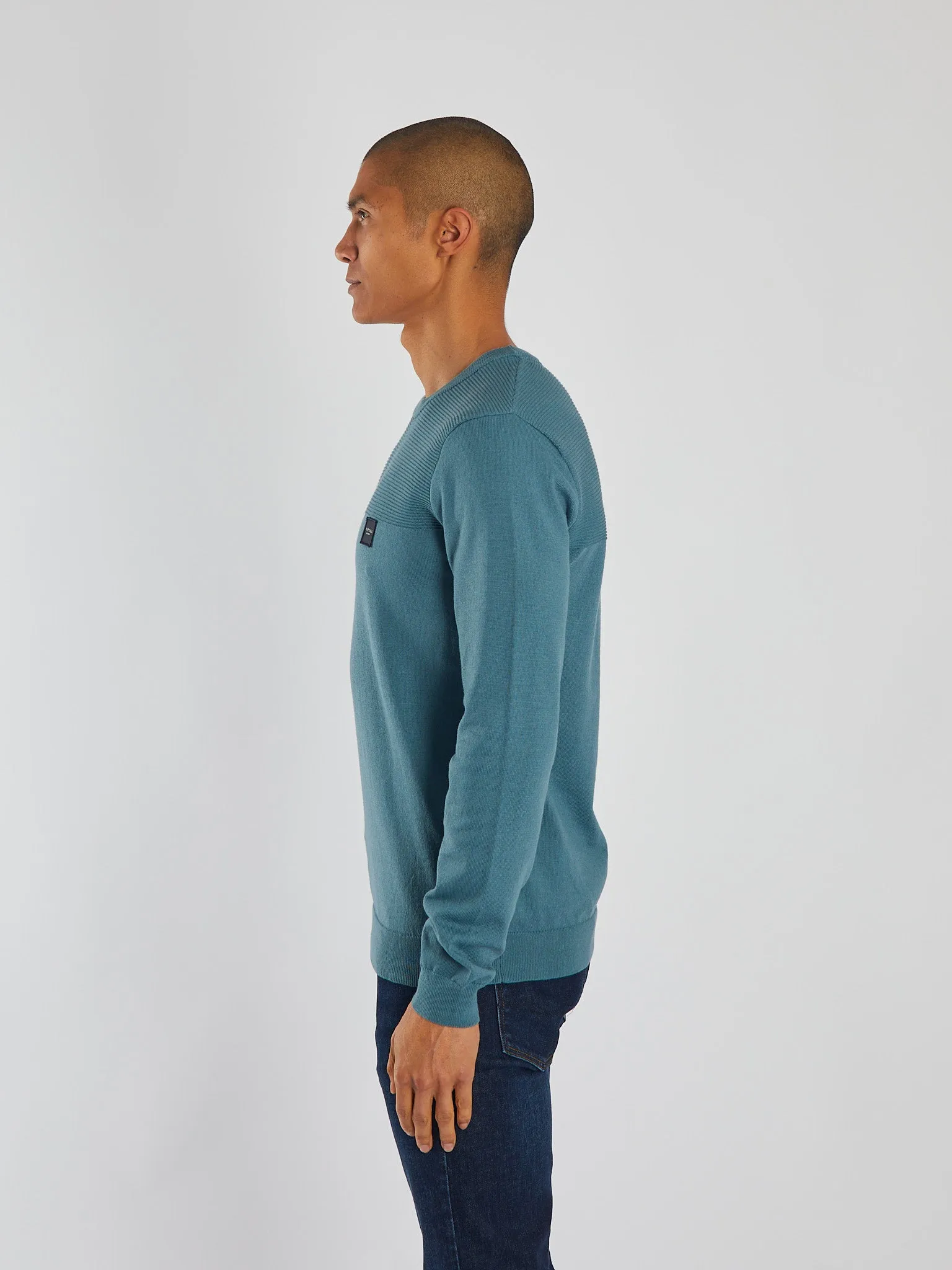 Tibo Sweater Blue Haven Outdoor Warmth Loopwheel Construction