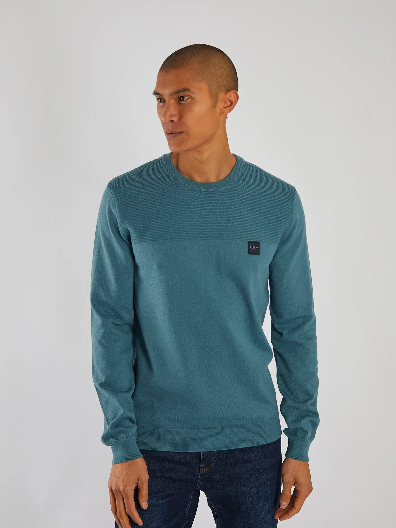 Shrinkage Control Treatment Tibo Sweater Blue Haven