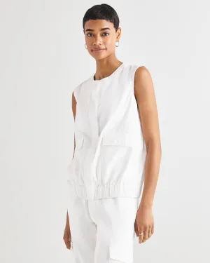 Chase Poplin Vest Short Sleeve Versatile Style