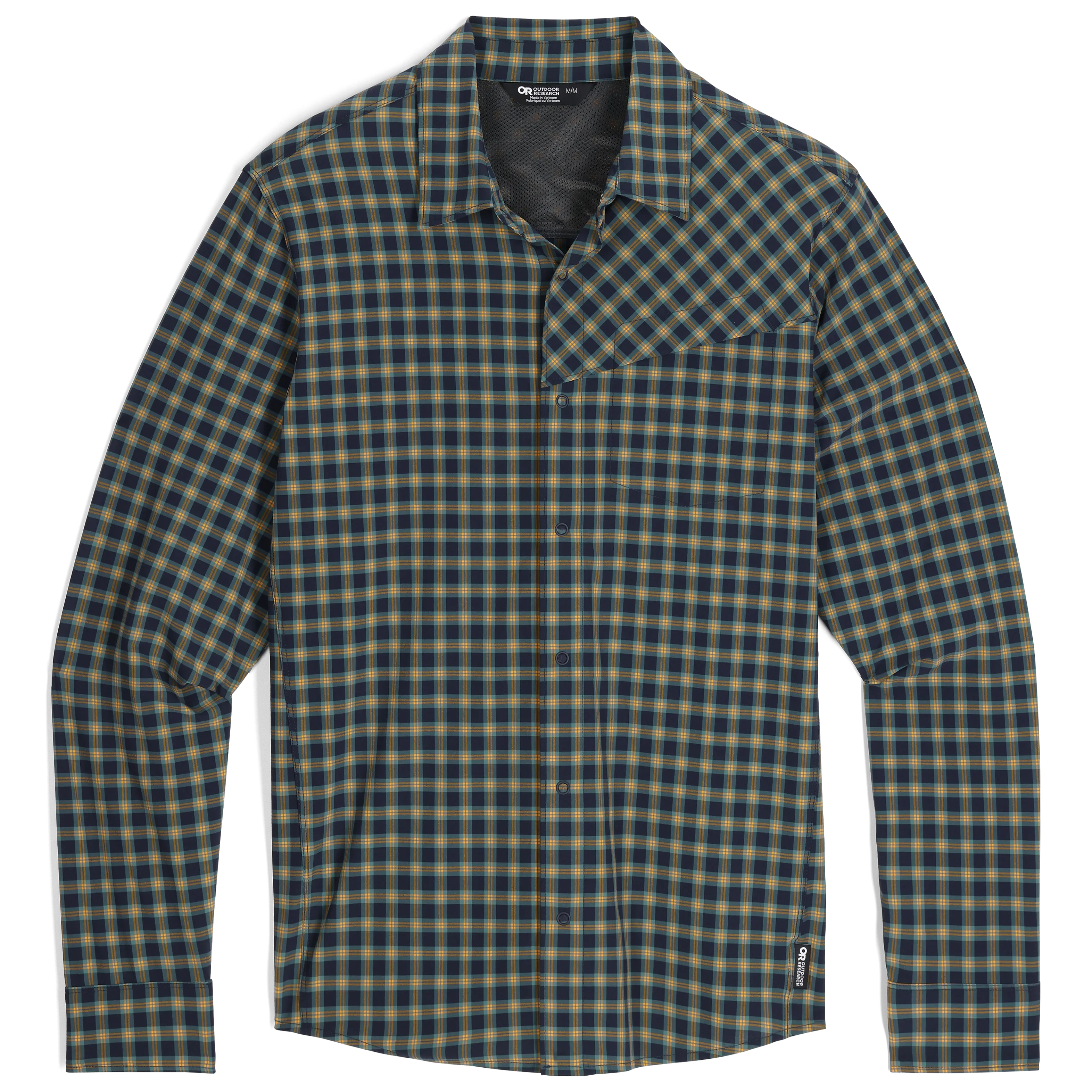 Trendy Pattern Multi Pocket Design Men's Astroman Long Sleeve Sun Shirt