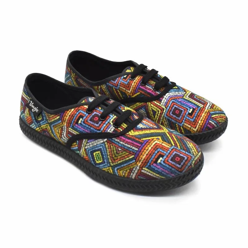 Tomcat Canvas Shoes - Multi Abstract Flexible Design