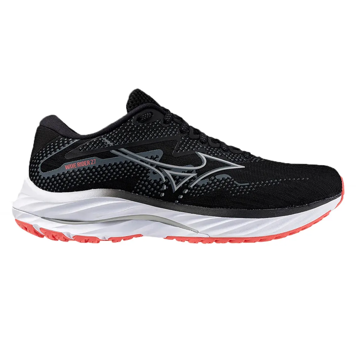 Slip On Convenience Classic Chic Womens Mizuno Wave Rider 27 (Wide)