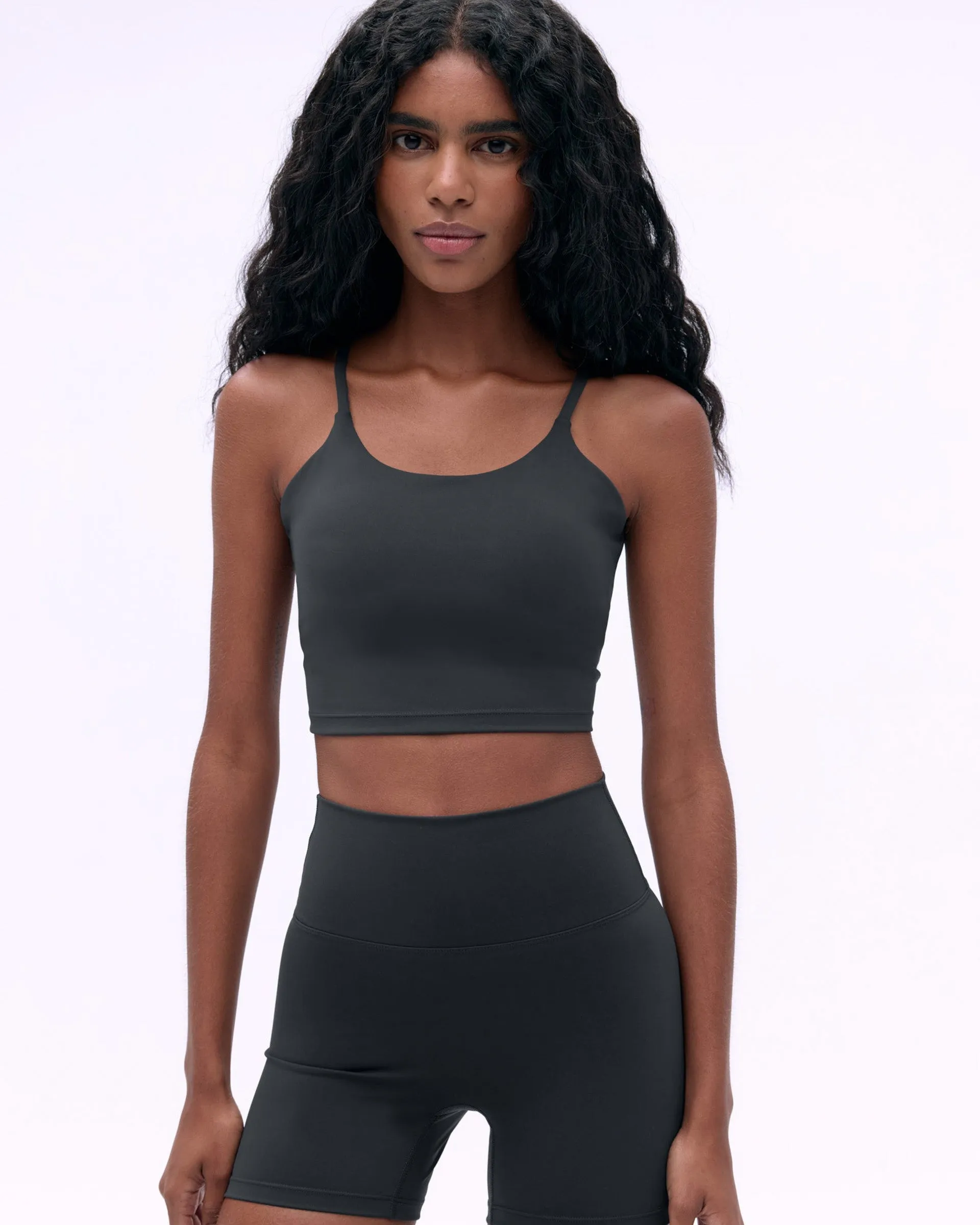 Ultimate Ultra Crop Shorts - Graphite Grey Flexible Waistline Quick Response Fit