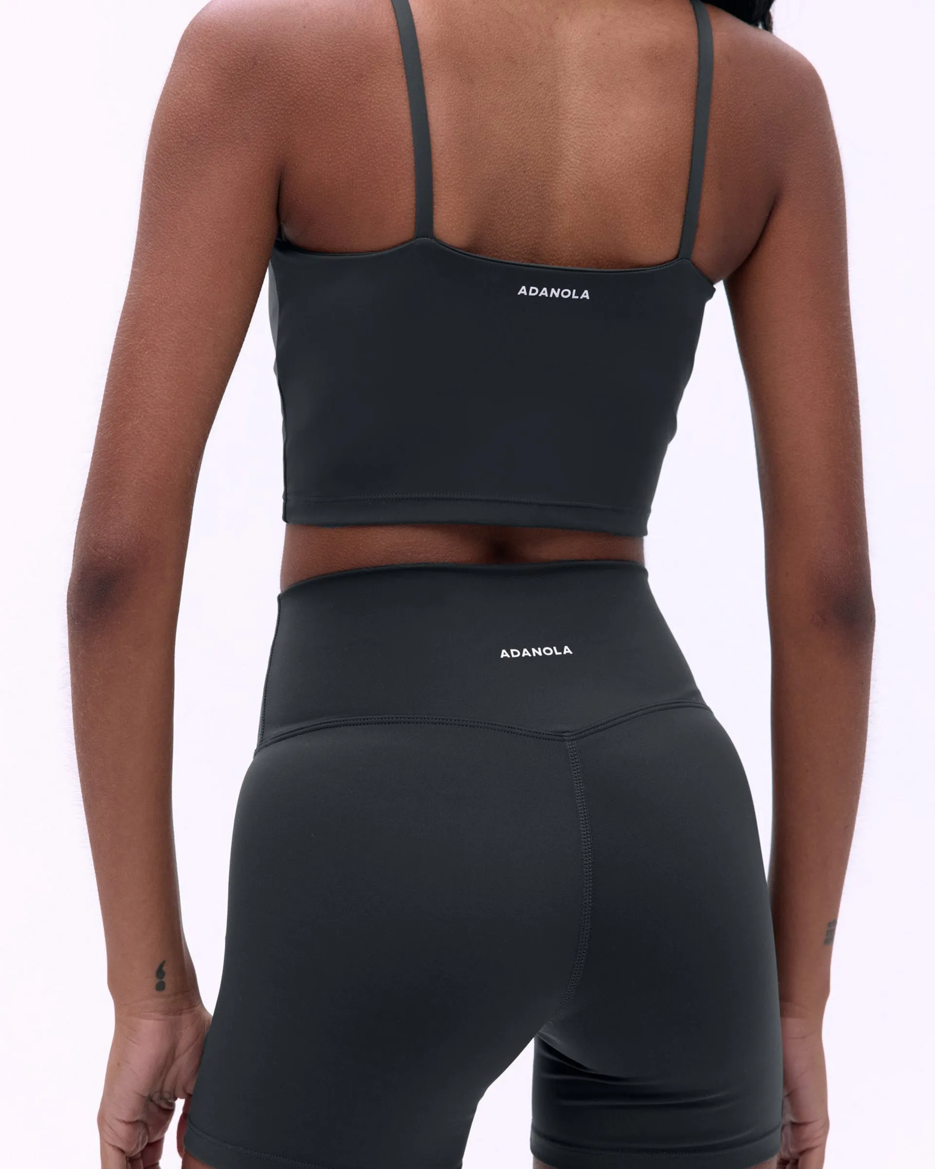 Ultimate Ultra Crop Shorts - Graphite Grey Breezy Motion