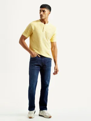 Spring Mood Brunch Outfit Formal All Fit Use Men's 505 Dark Blue Straight Fit Mid Rise Jeans