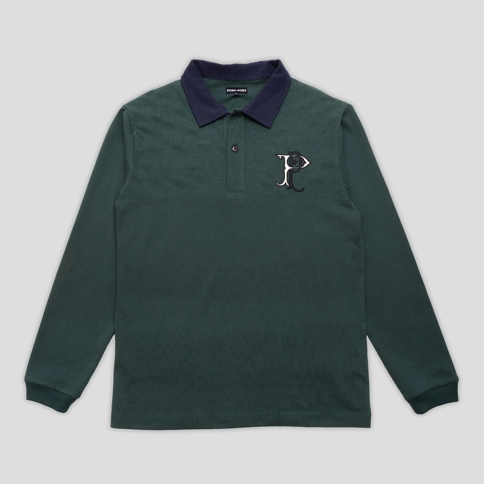 Athletic Cut Pass~Port Monogram Jersey - Forest Green