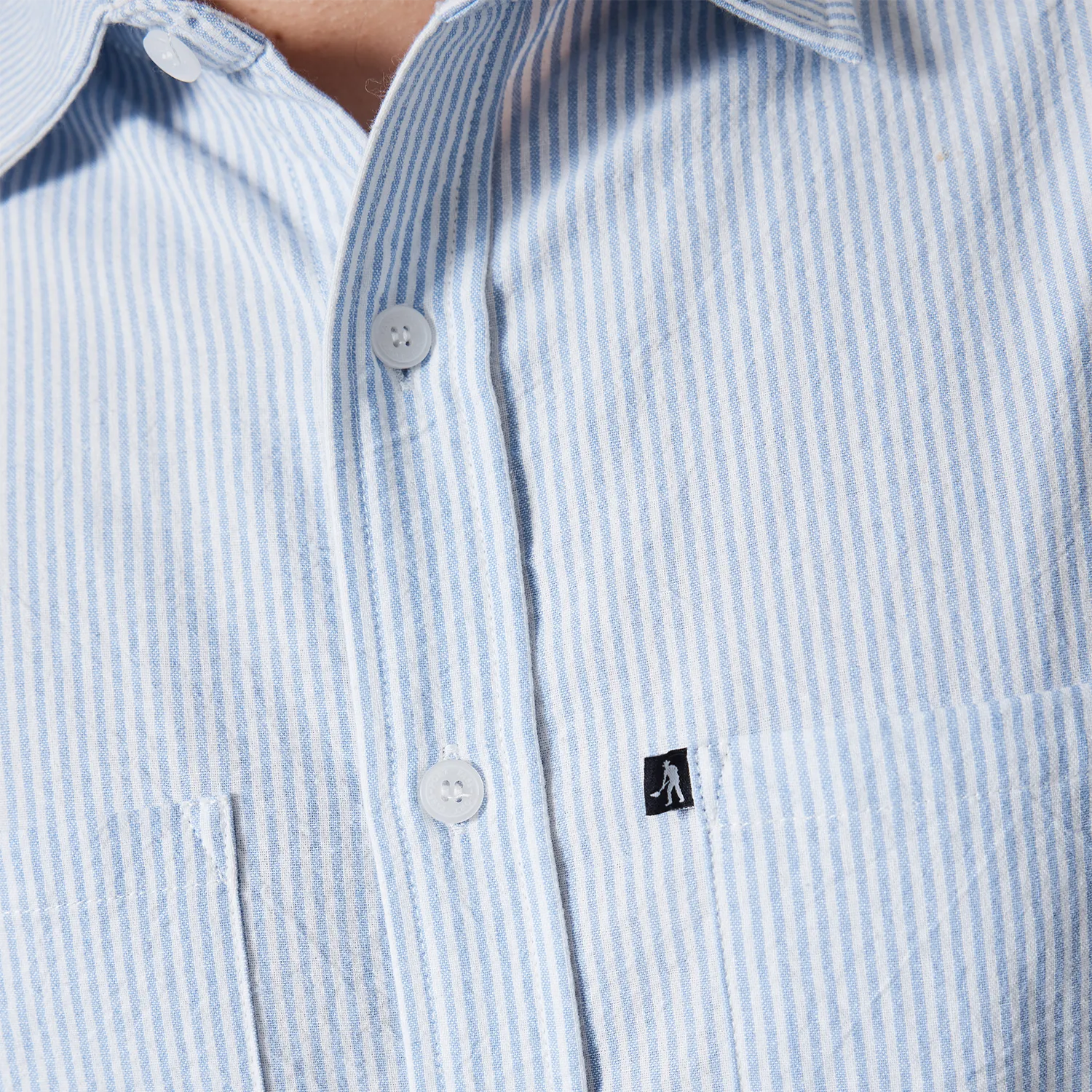 Business casual Quick Dry Construction Pass~Port Glint Workers Long Sleeve Shirt - Blue