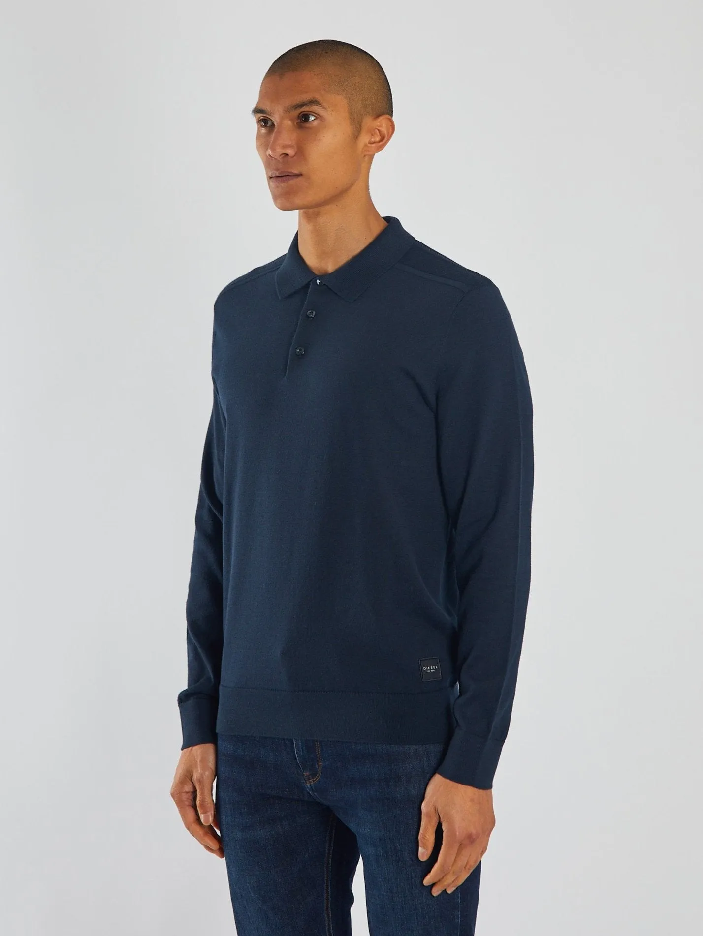 Chill Style Work Outfit Trey Polo Knit North Navy