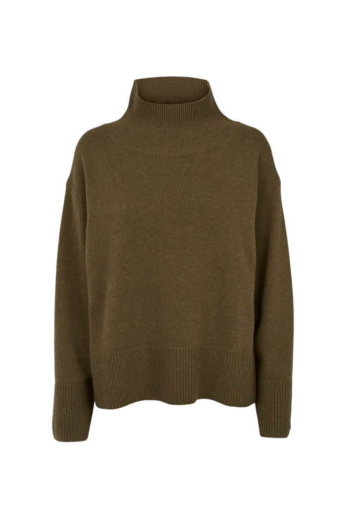 Cady T-Neck - Desert palm SweaterSpecific Detergent Guide