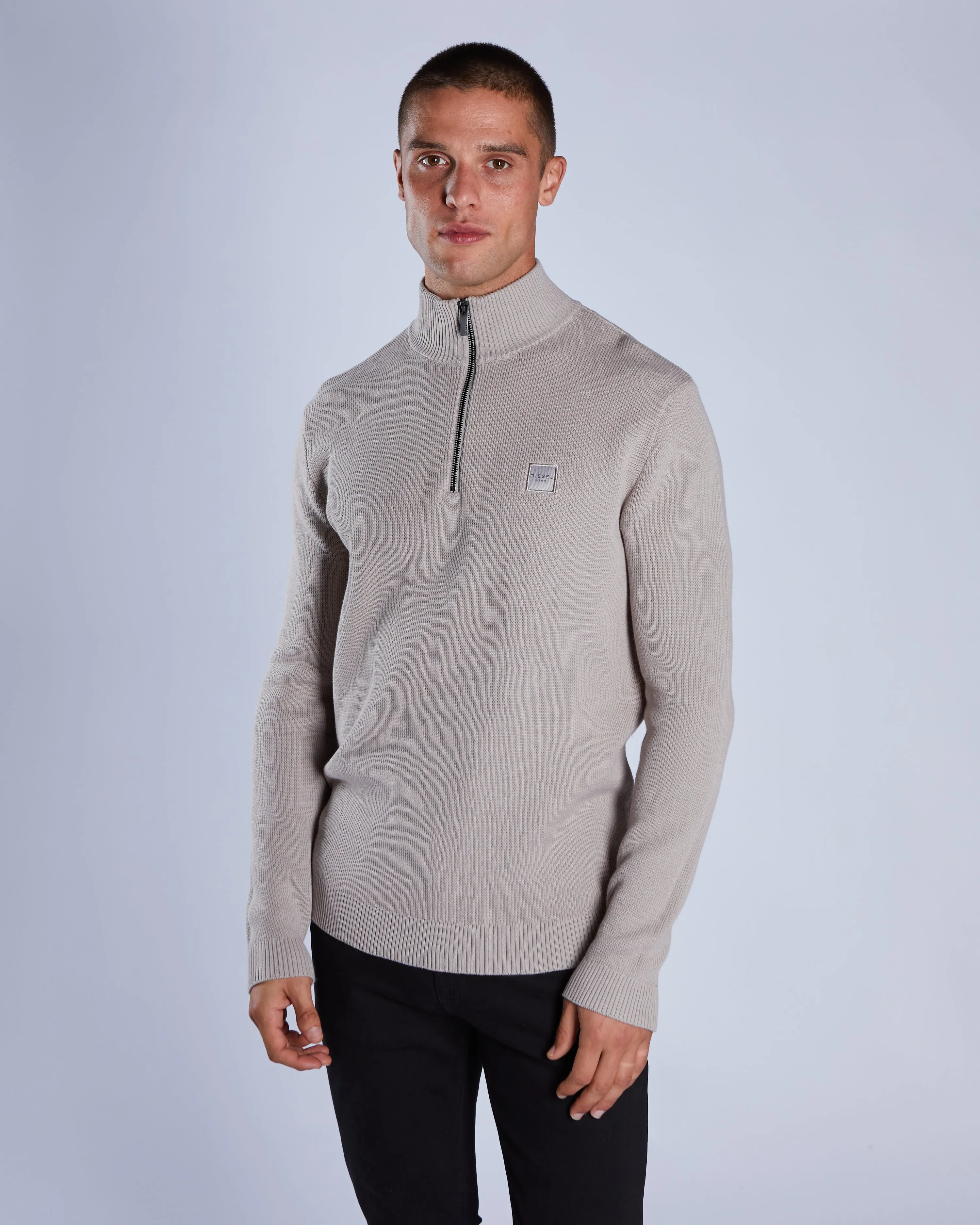 Smart Pick Twain Half Zip Grey Marl Beachcomber