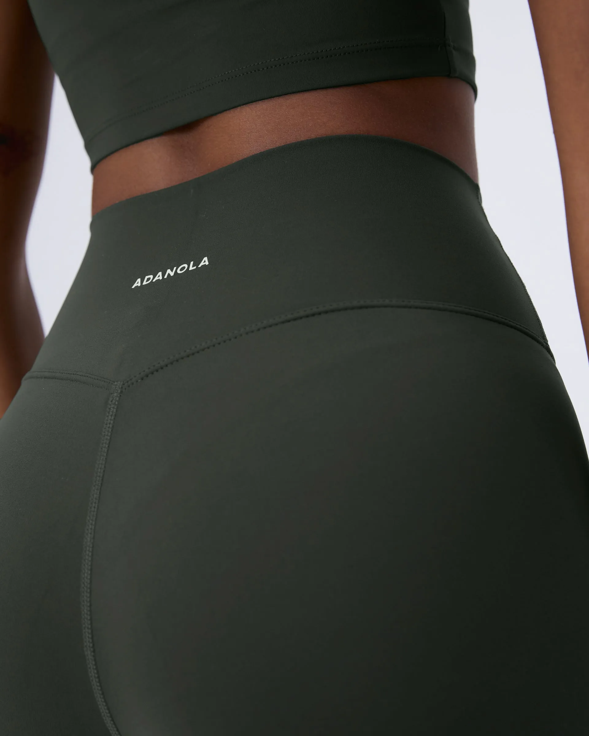 Warehouse Work Ultimate Crop Shorts - Dark Olive