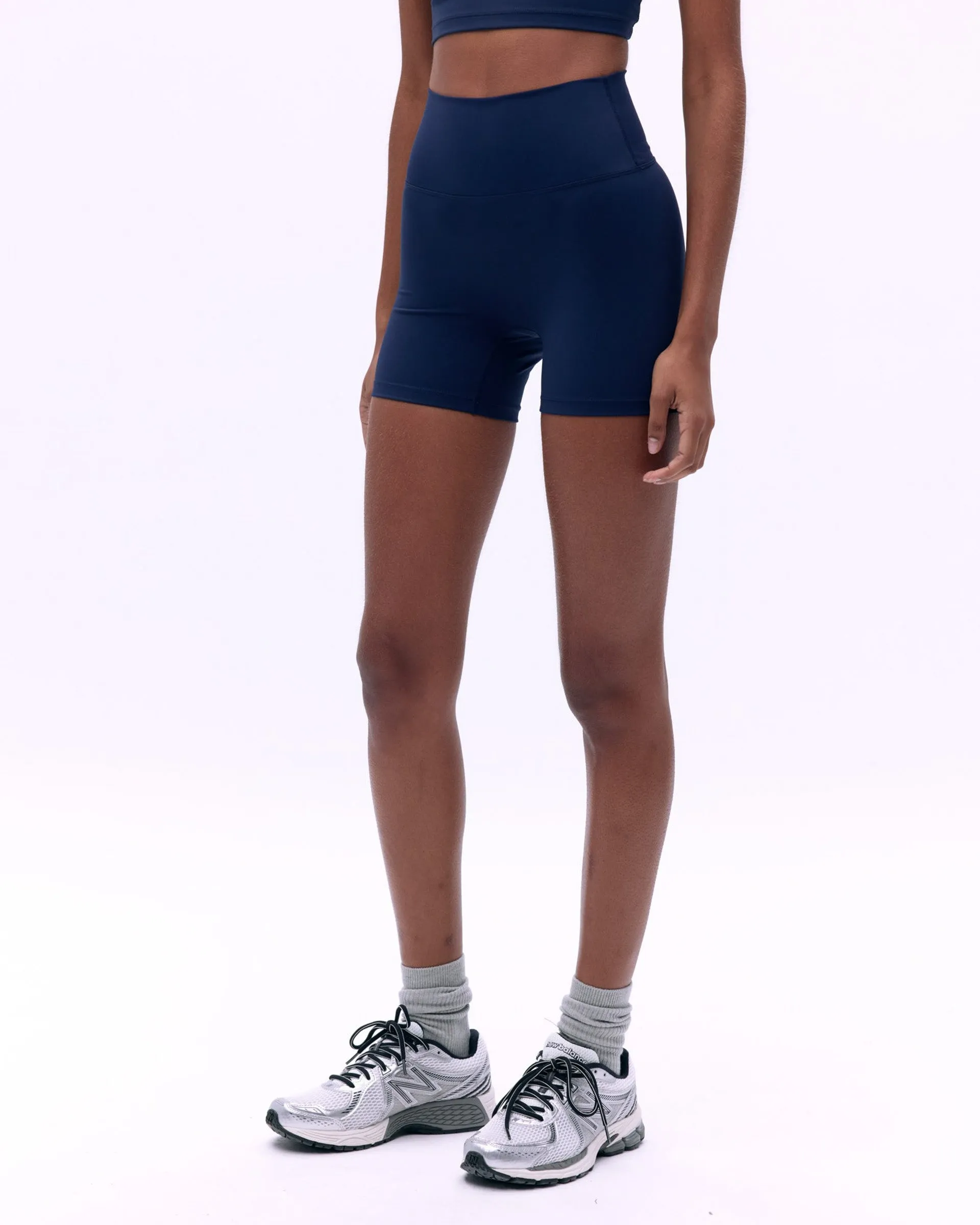 Breathable Flex Ultimate Ultra Crop Shorts - Navy Blue