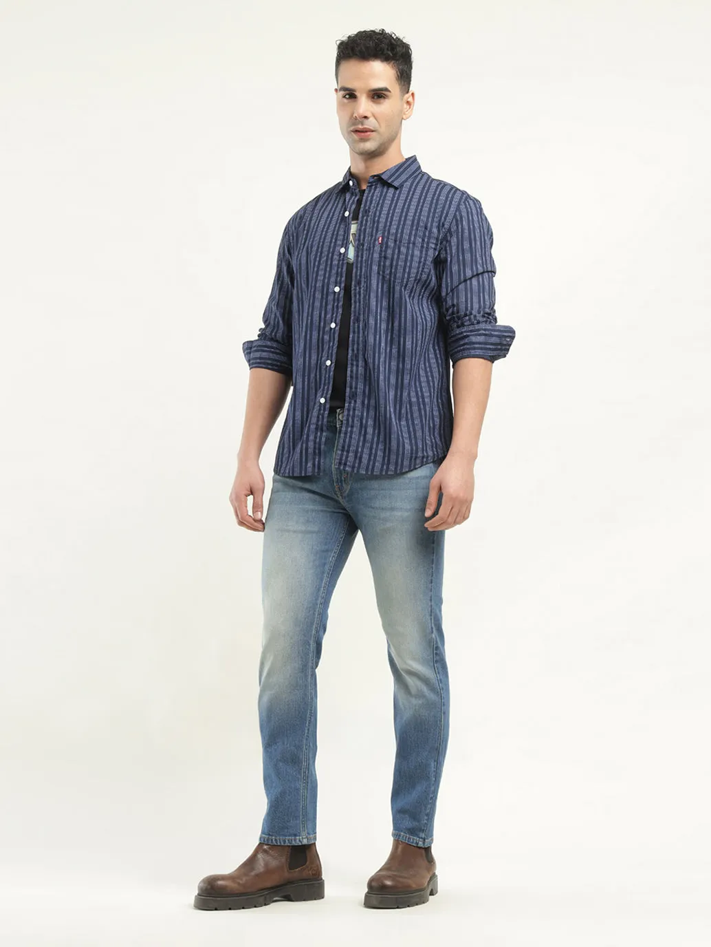 Men's 511 Indigo Slim Fit Mid Rise Jeans Chill Friendly