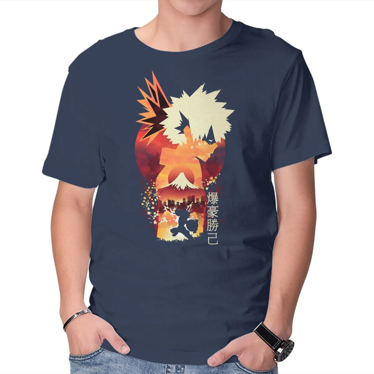 Bakugou Night Casual Wearable MicroPiqueKnit