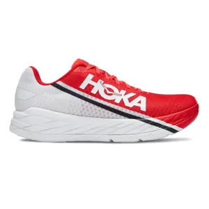 Unisex HOKA Rocket X Versatile Fit running on a dirt path