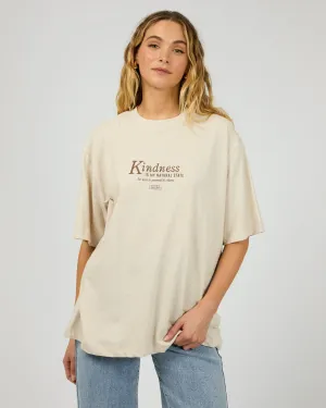 Sport Flex Midweight Knit Natural State Tee Vintage White