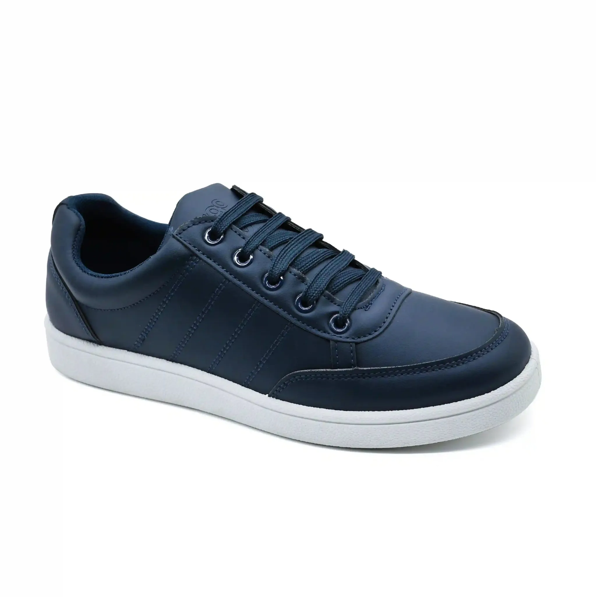 Calm Grey Vigo Kicks - Navy Blue