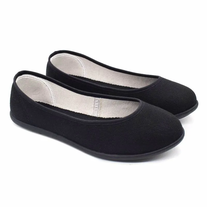 Tomcat Ivy Canvas Shoes - Black Easy Pairing