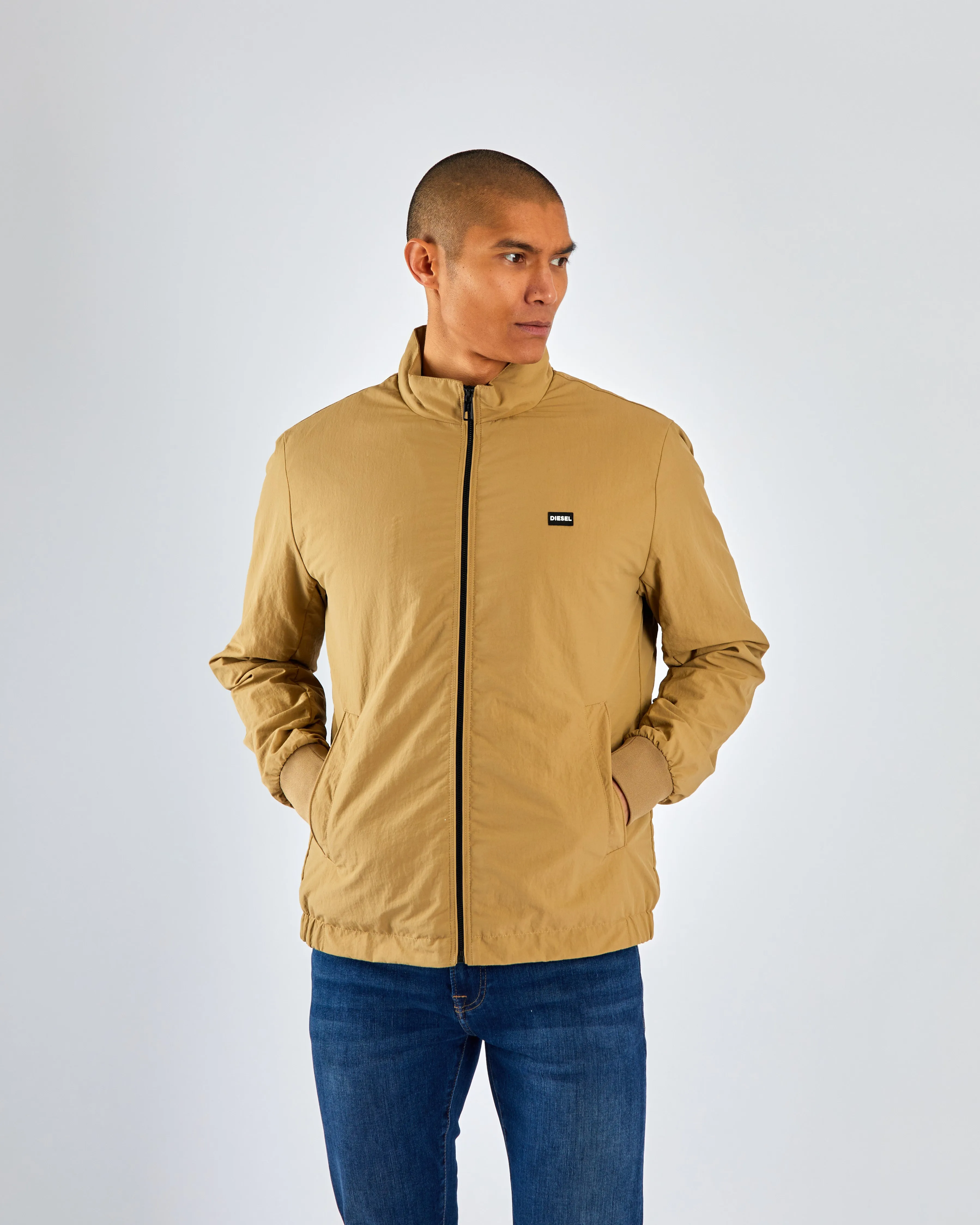 Vance Jacket Cuban Brown Reflective Safety Details