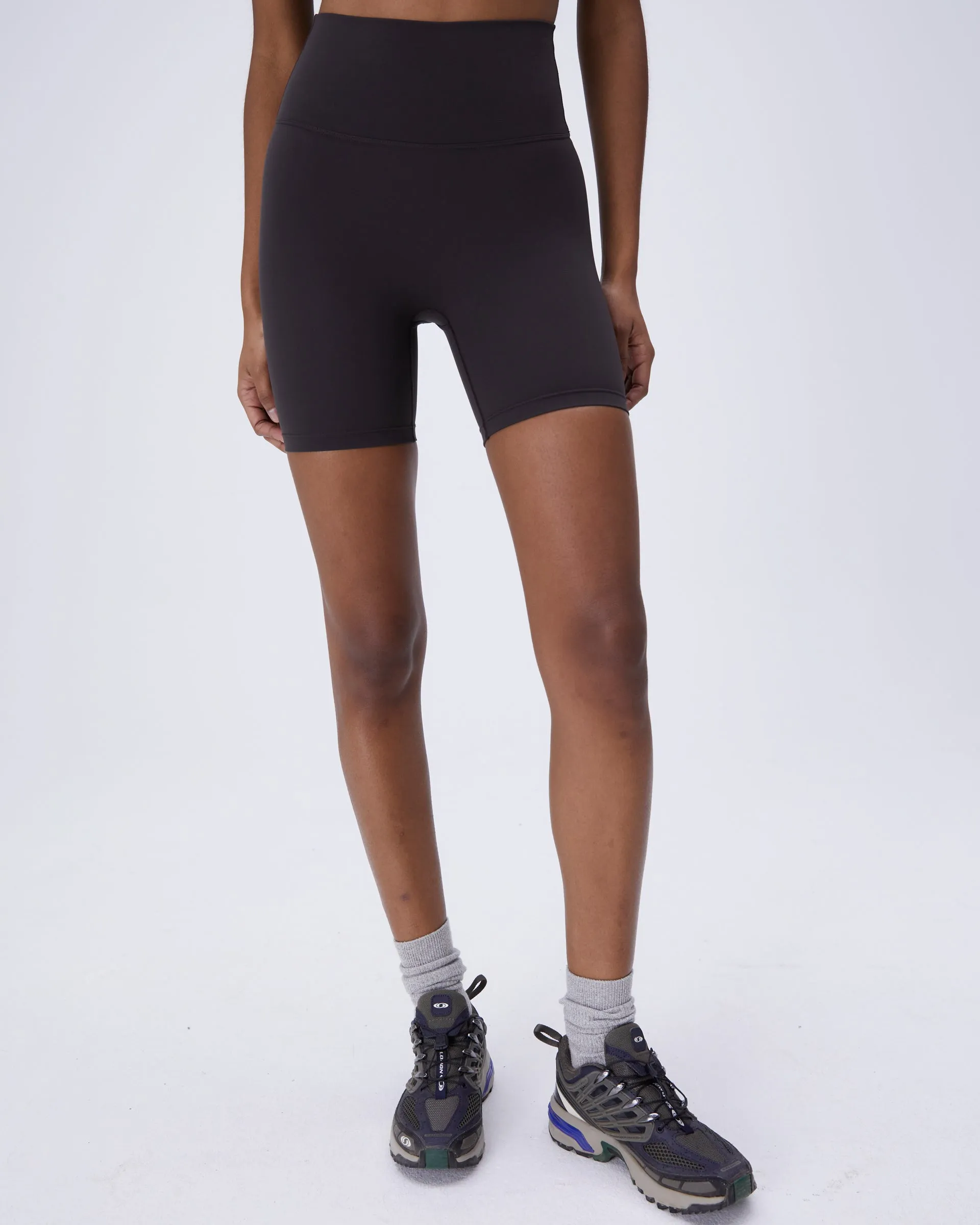 Ultimate Crop Shorts - Coffee Bean Slim Profile