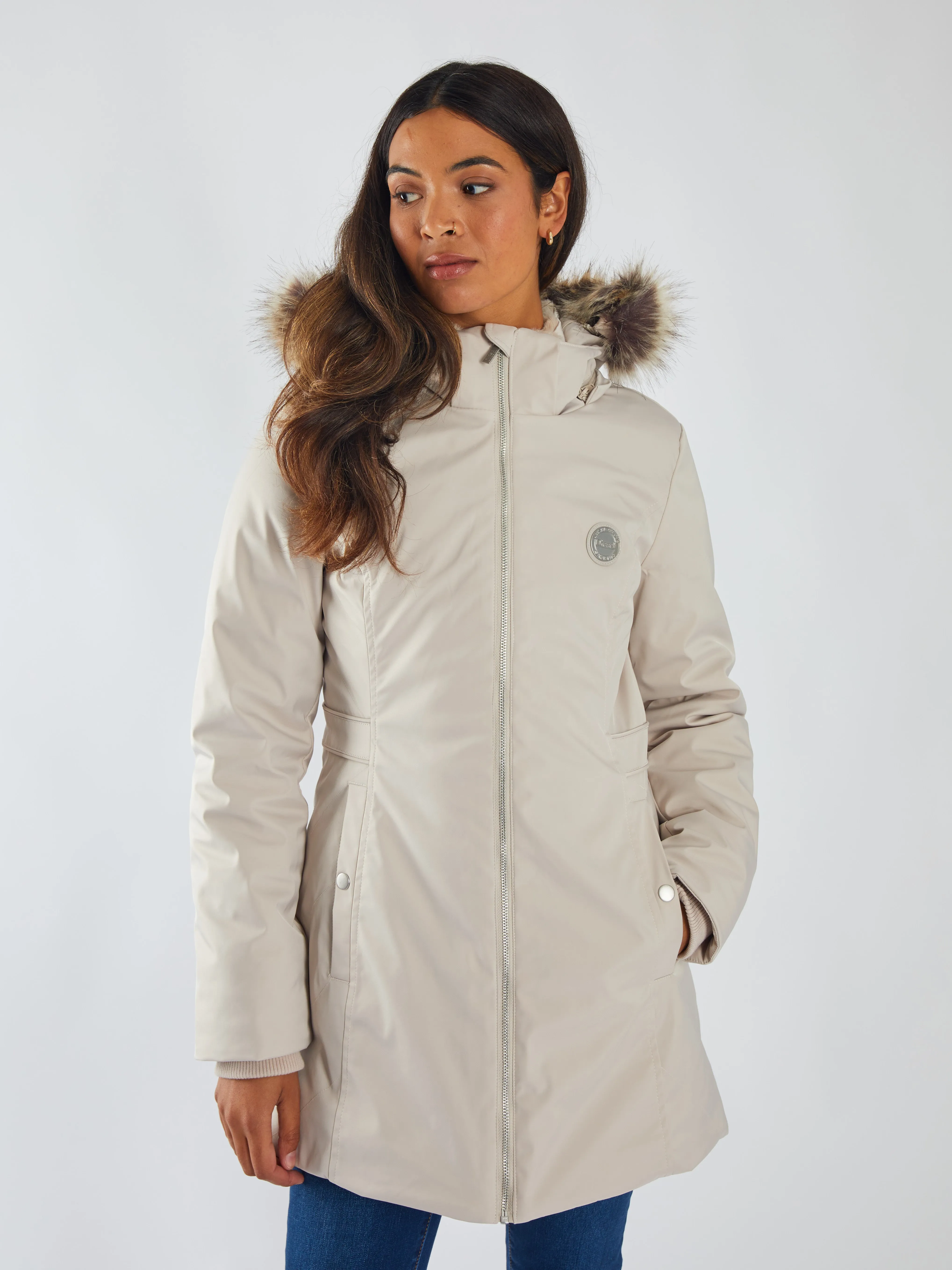 Oona Jacket Chateau Grey Roll up sleeves