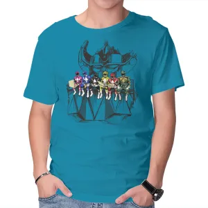 Lunch Atop A Mega Geometric Print Summer cool