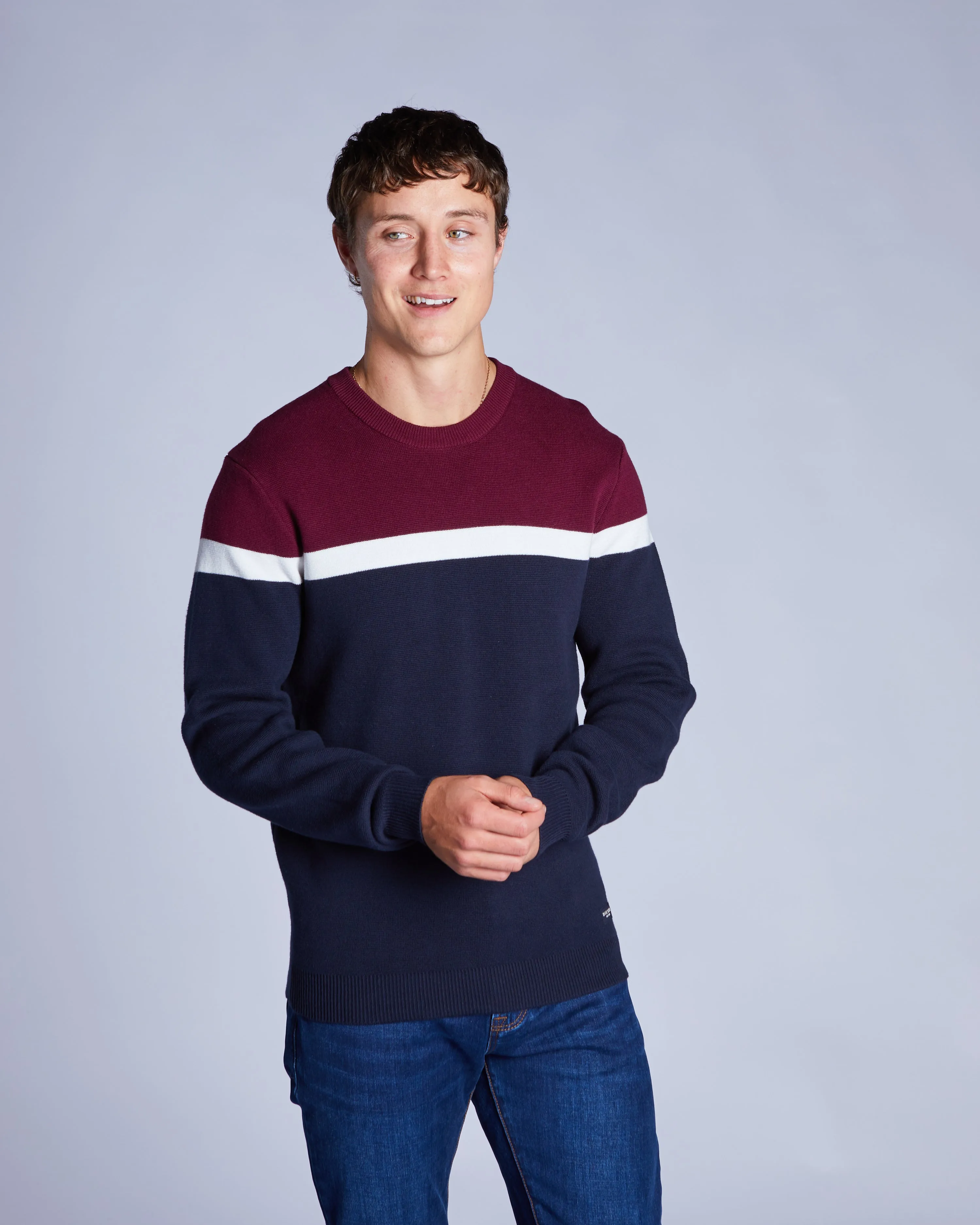 Vic Sweater Fig WrinkleResistant Knit Fresh Style