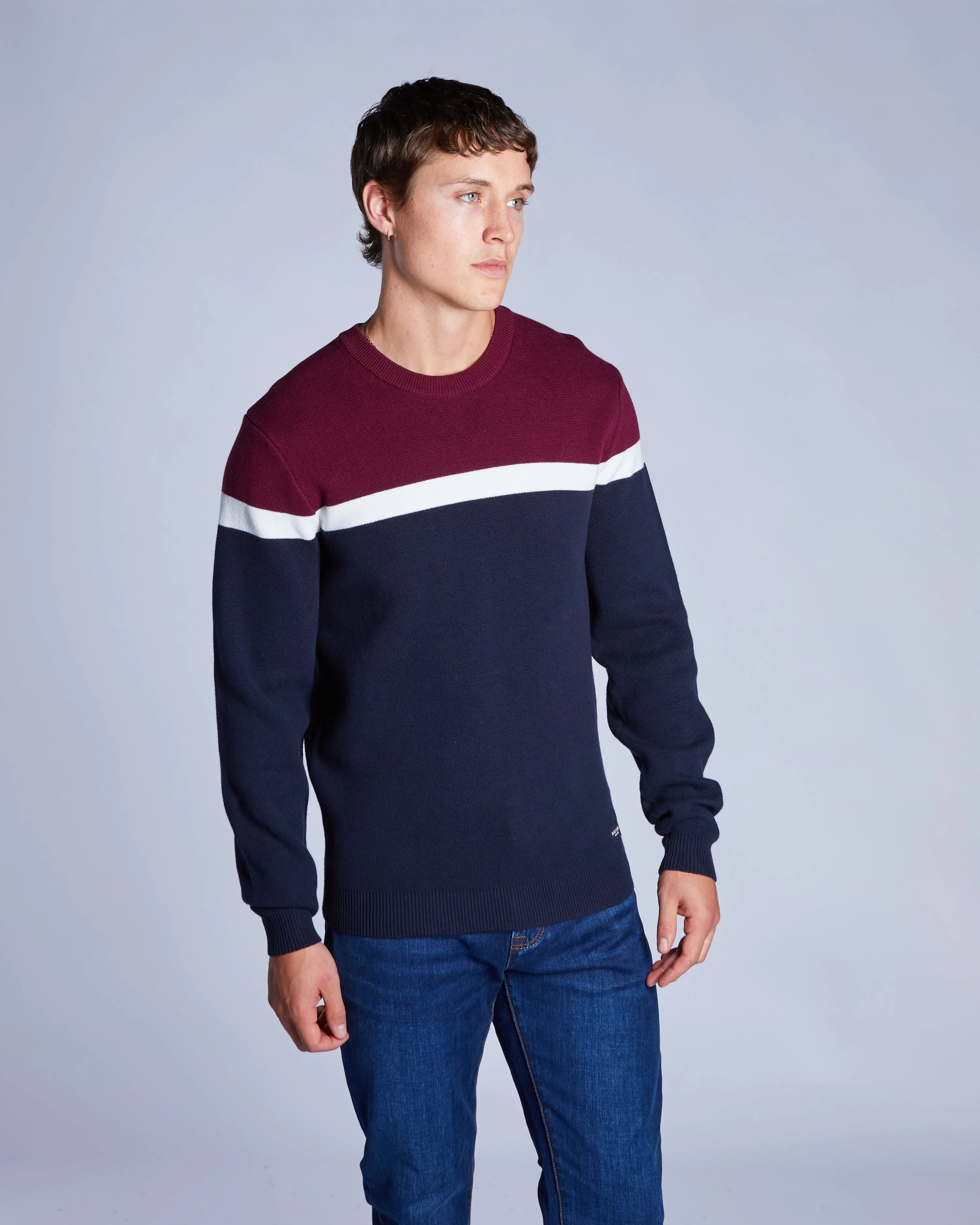 AntiSnag Yarn Technology Off Duty Vic Sweater Fig
