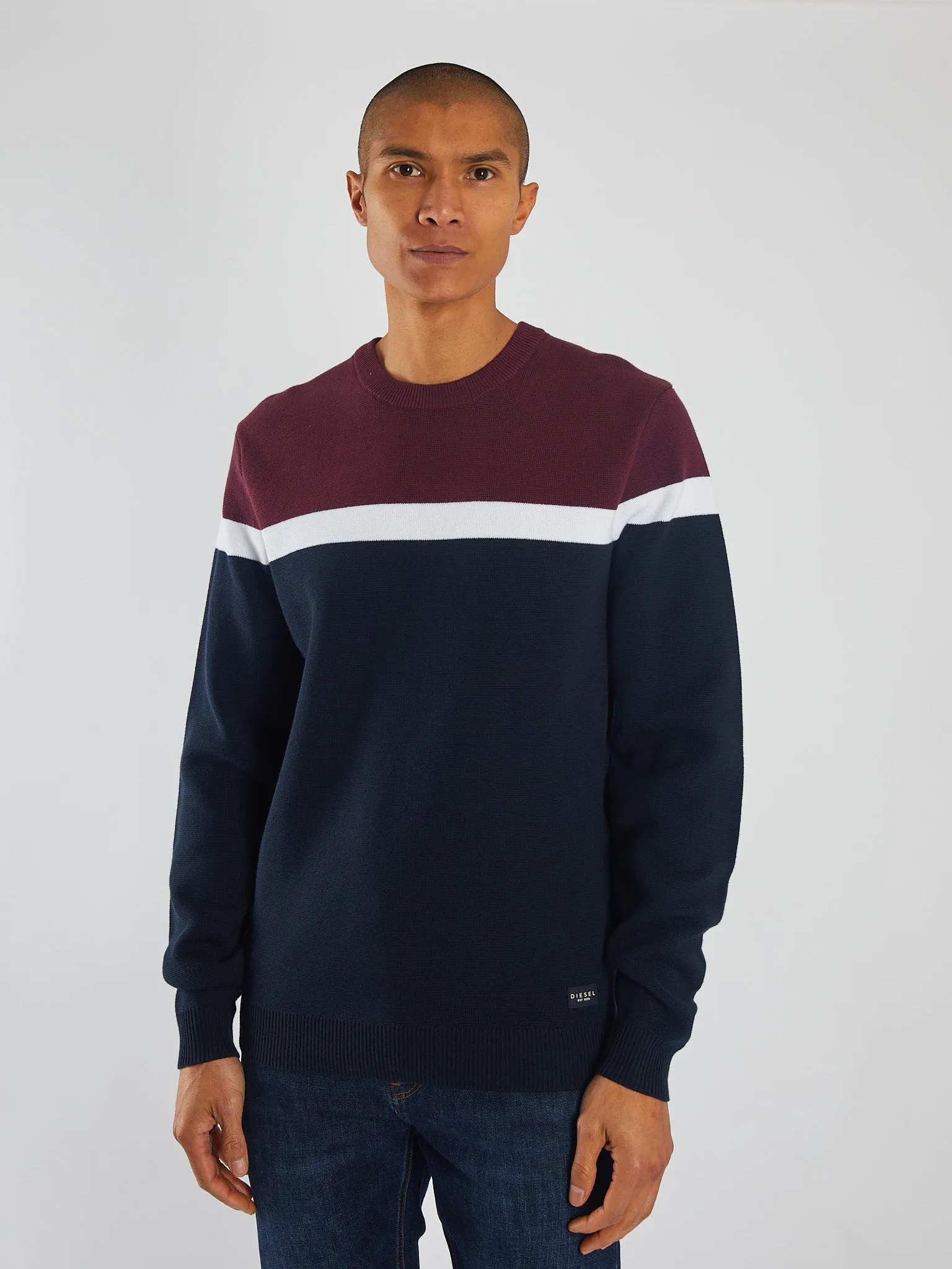 Texture Detail OdorResistant Treatment Vic Sweater Wine Port