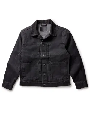 LightweightConstruction Windproof Design The Ryder Jacket in Coal Chipped Canvas