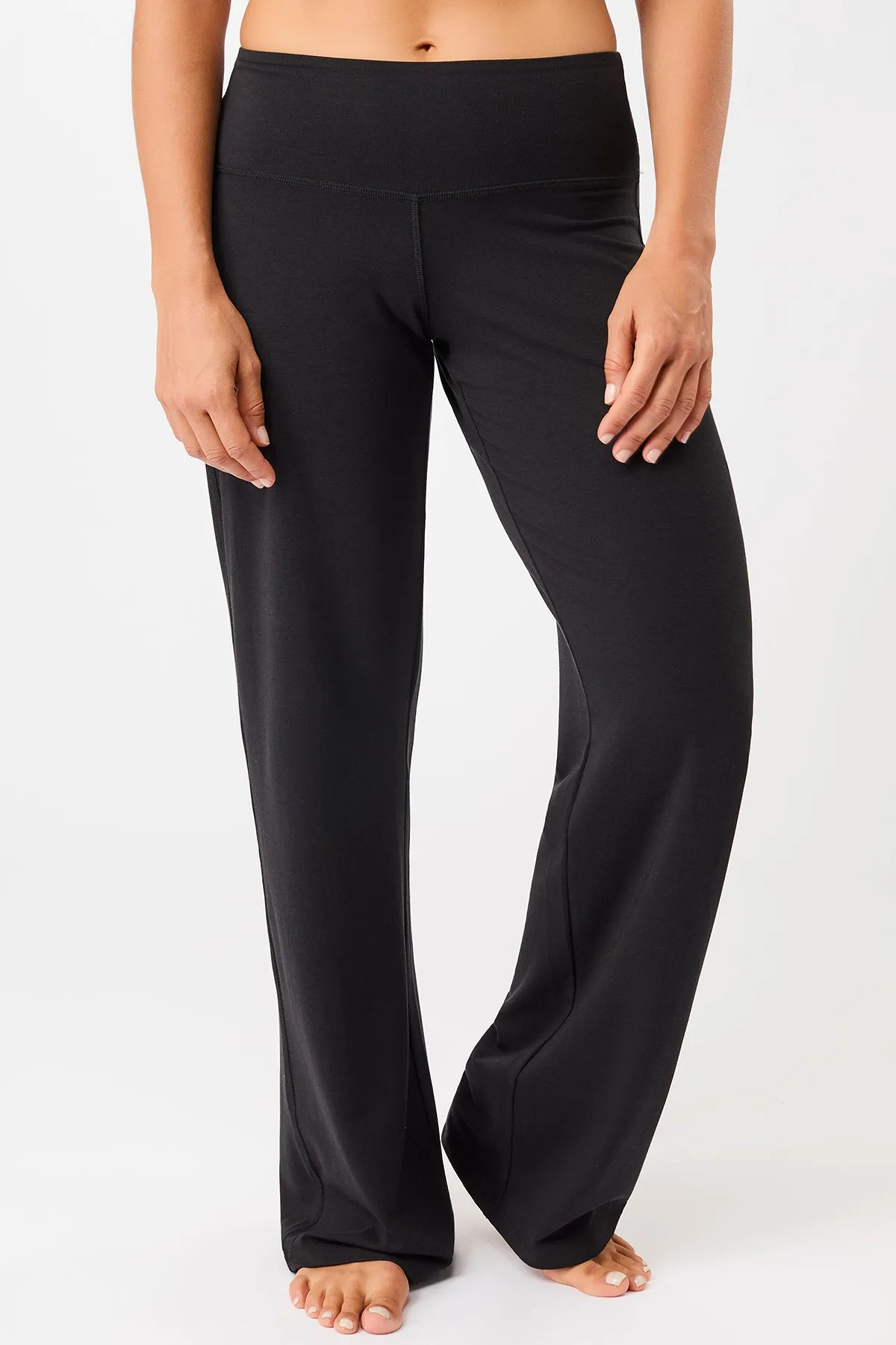 Go Anywhere Wide Leg Pants - Black