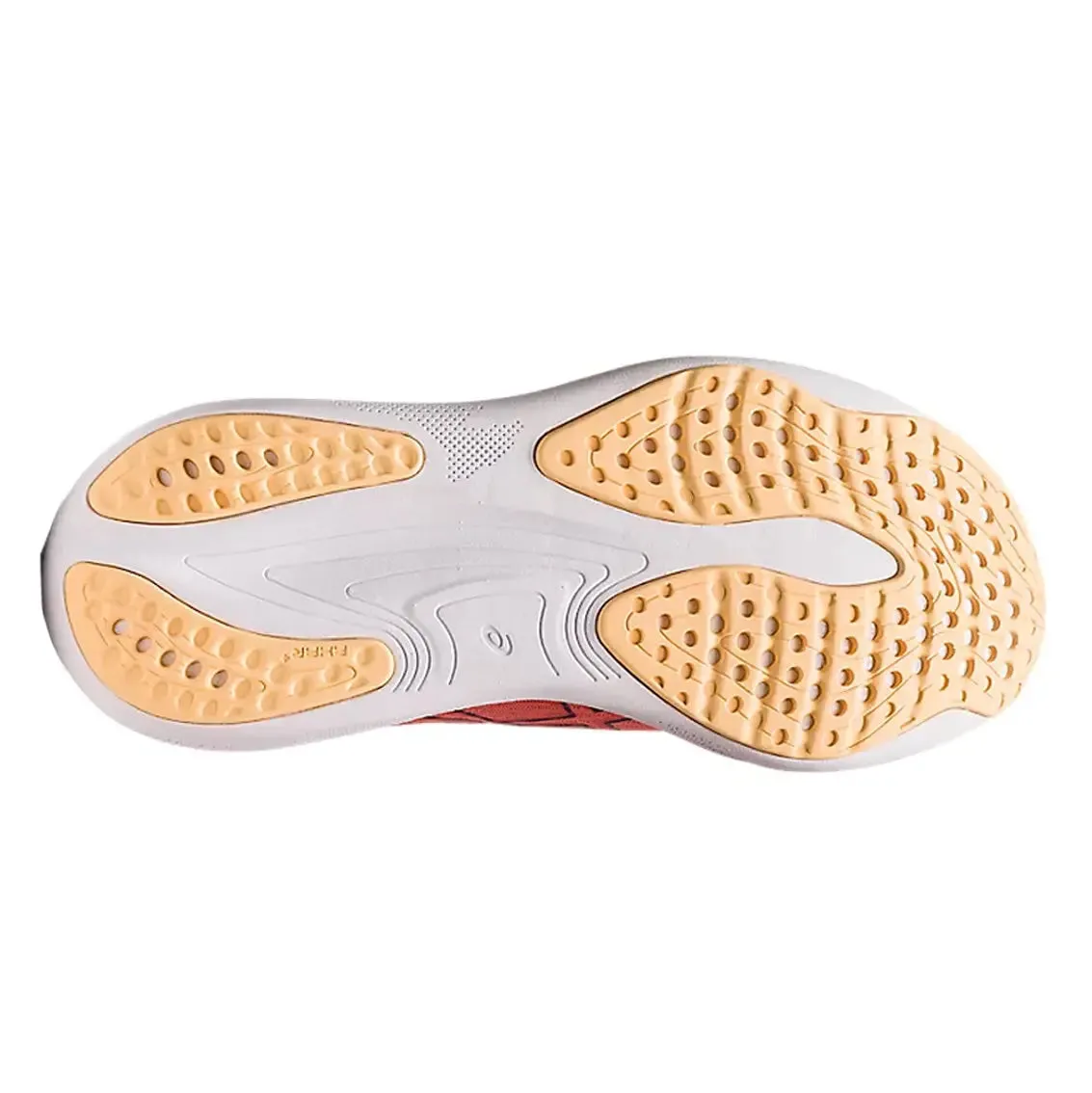 Womens ASICS GEL-Nimbus 25 - Papaya / Dusty Purple Grab Now Stretchable Upper