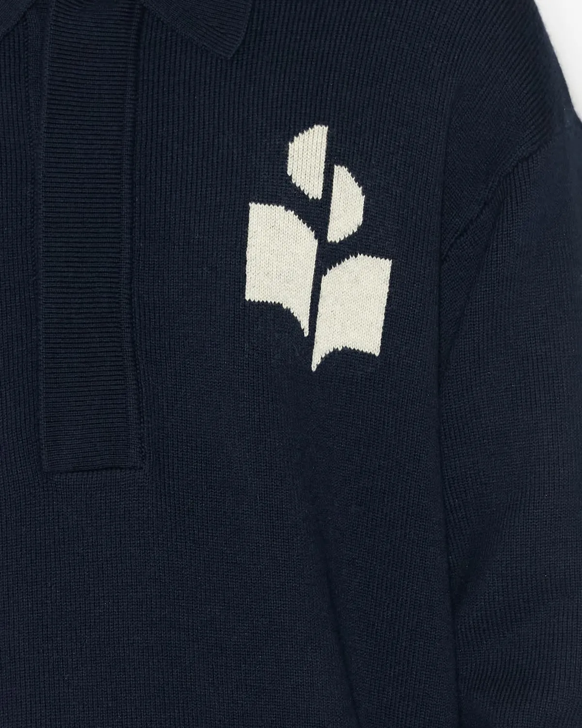 William Sweater DoubleLayered Collar Odor Control Technology