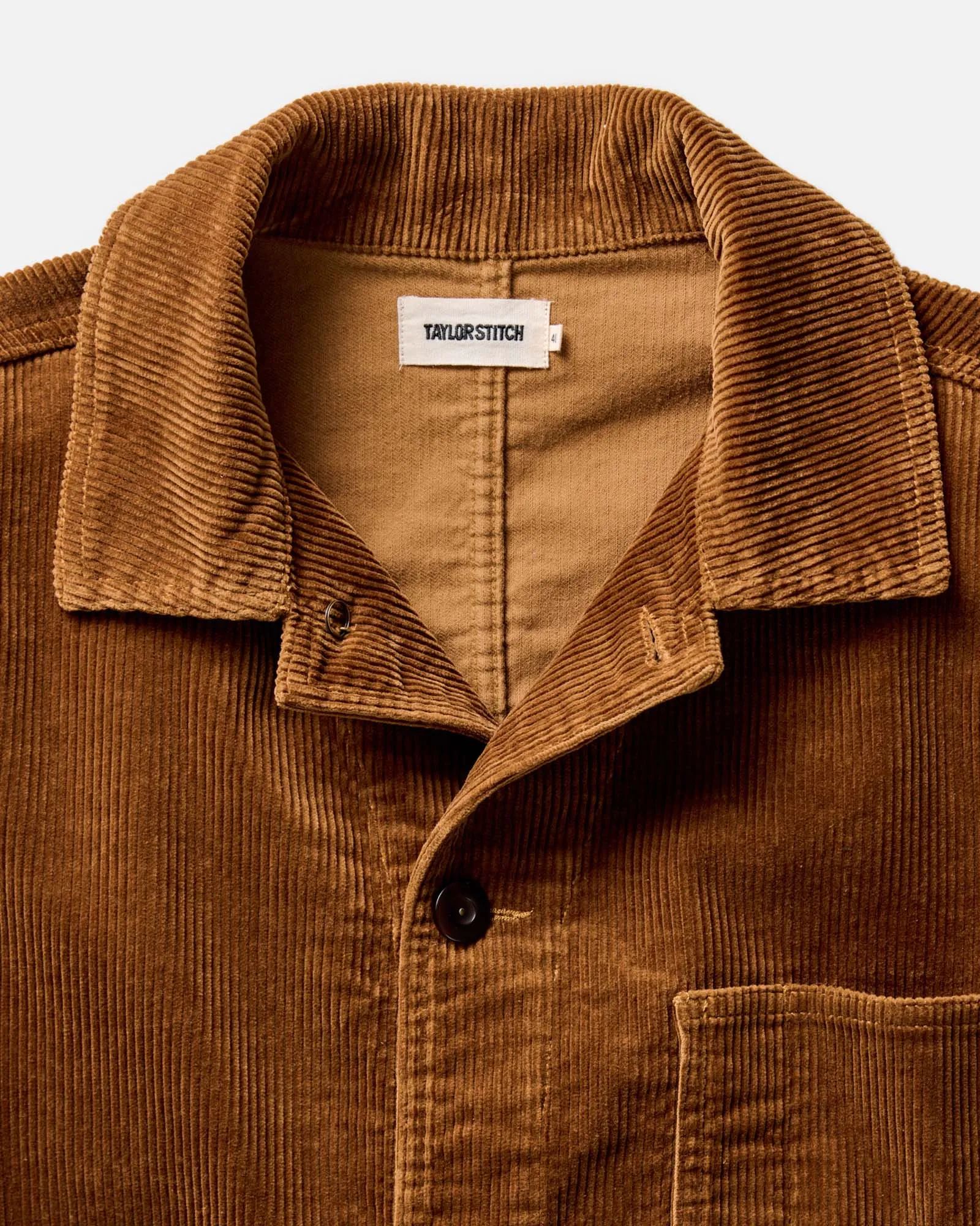 The Ojai Jacket in Bourbon Corduroy Wet Wicking Multi Layer Design