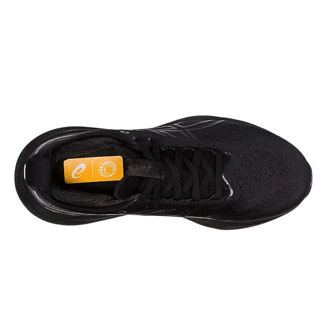 Durable Build Airport Travel Womens ASICS GEL-Nimbus 25 - Black/ Graphite Grey