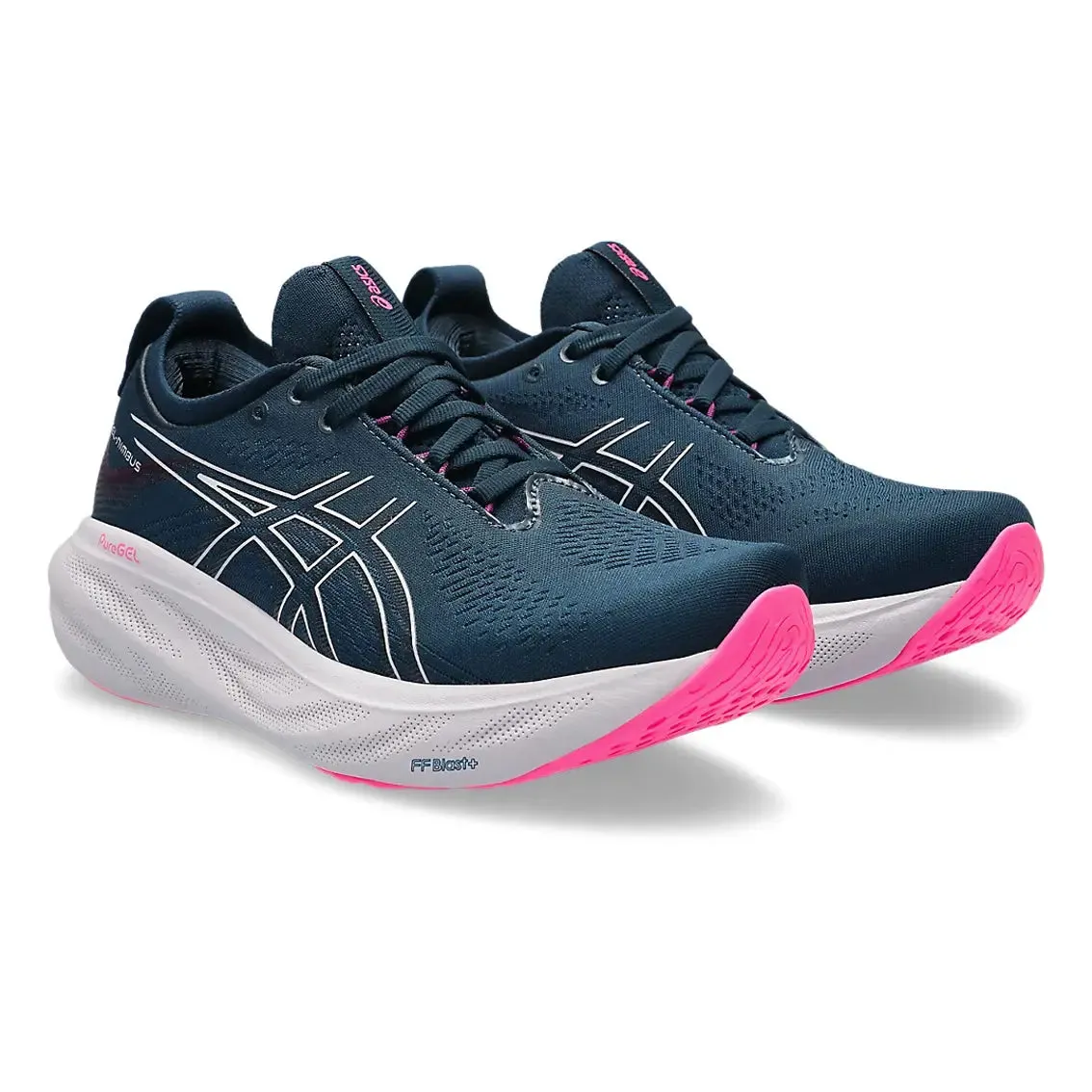 Womens ASICS GEL-Nimbus 25 - French Blue / Lilac Hint Week Easy Harbor Mood