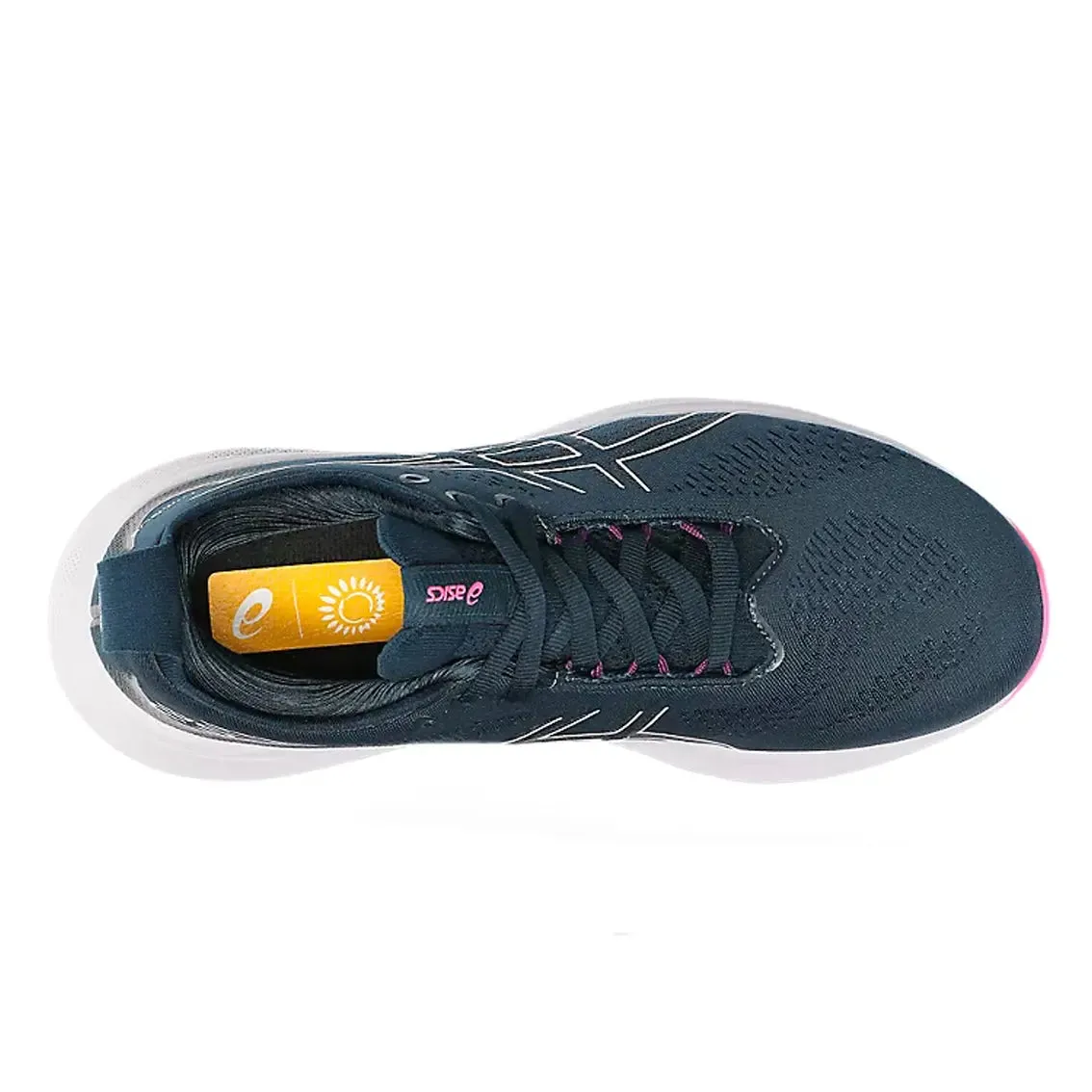 Womens ASICS GEL-Nimbus 25 - French Blue / Lilac Hint Posture aid Impact Resistant Heel