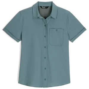 Women's Astroman Short Sleeve Sun Shirt Flexible Material Low Maintenance