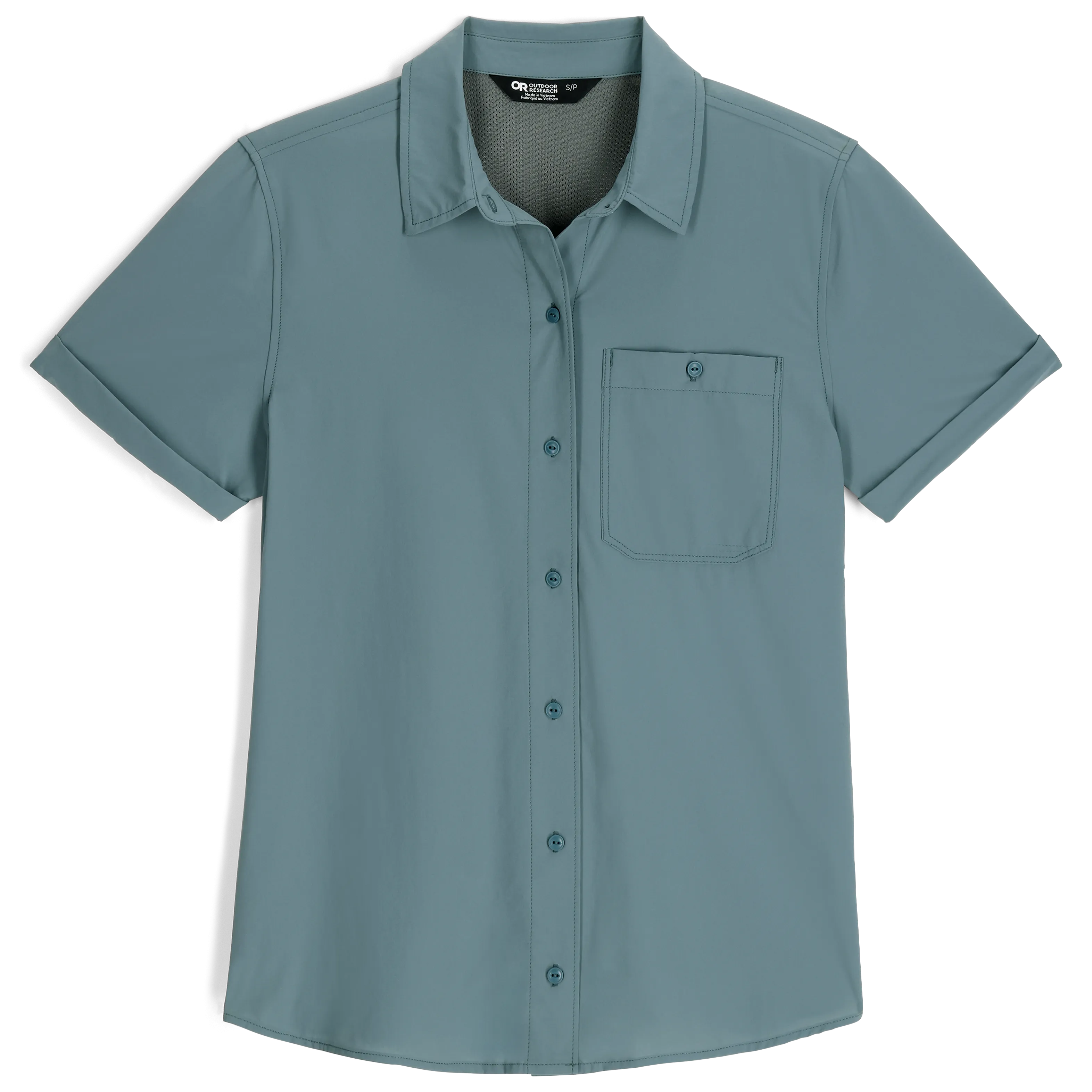 Waffle Weave Women's Astroman Short Sleeve Sun Shirt