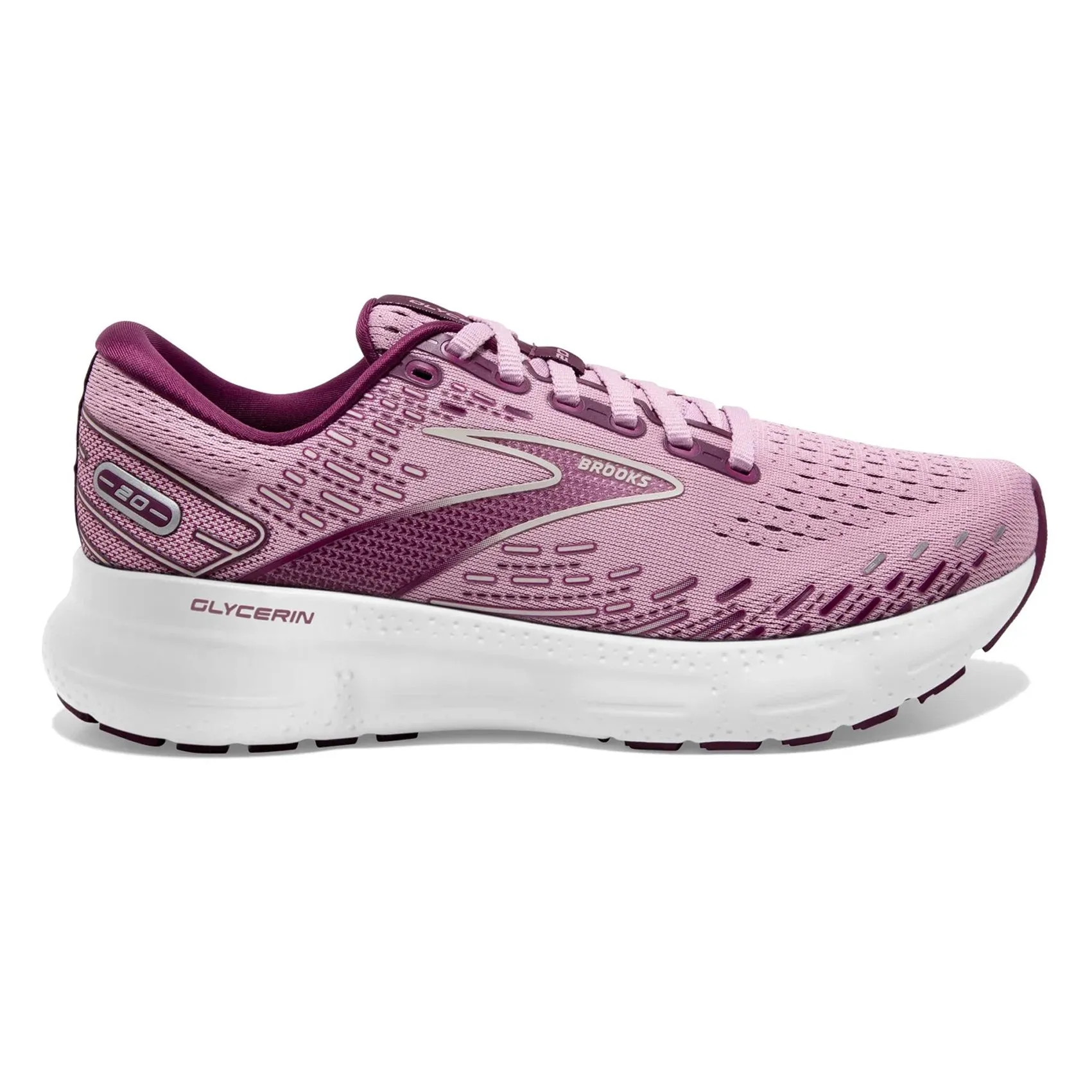 Womens Brooks Glycerin 20 Ergonomic Travel Enthusiasts River Cross