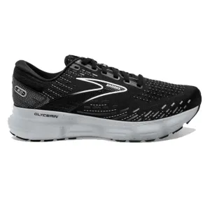 Womens Brooks Glycerin 20 (Wide) - Black / White Field Walk