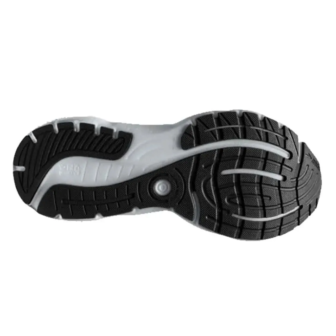 Womens Brooks Glycerin 20 (Wide) - Black / White Slip Resistant Modern Commuters