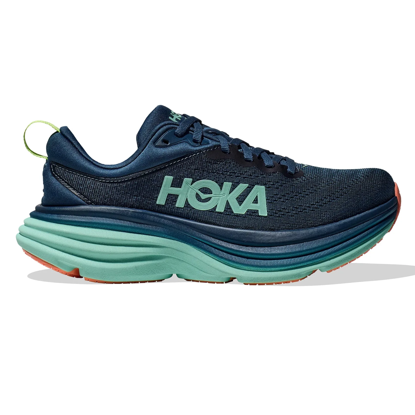 Womens HOKA Bondi 8 Padded collar Office Smart