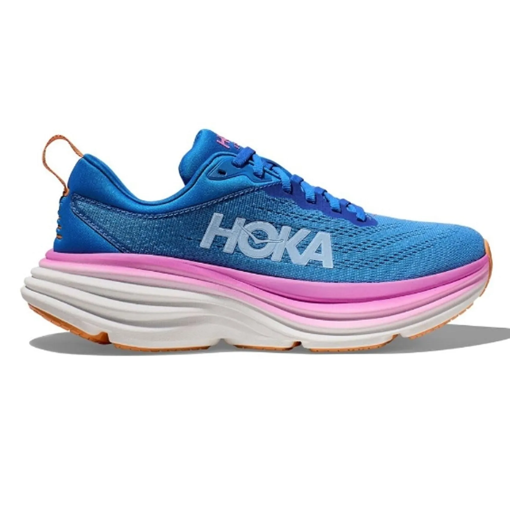 Womens HOKA Bondi 8 (Wide) Fitness Flexible Sole
